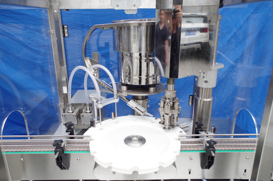 Máquina de llenado de cápsulas simple/doble 0,4-0,6MPa Presión de aire 220V/380V